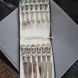 VIntage Set Of Knives & Forks