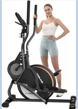 Elliptical Exercise Machine, 3-in-1 (Elliptical + Cardio Climber + Stair Stepper) Elliptical Machine - Black