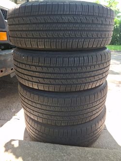Set 235 60 18 Goodyear Assurance  Used dont install