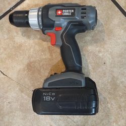 Porter Cable 18 Volt Hammer Drill  Only Tool Tested Works Like Champ