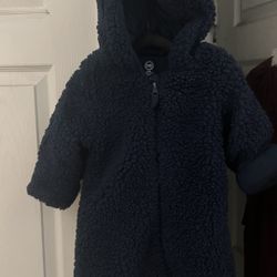 Teddy Pram With Hoodie Fleece 