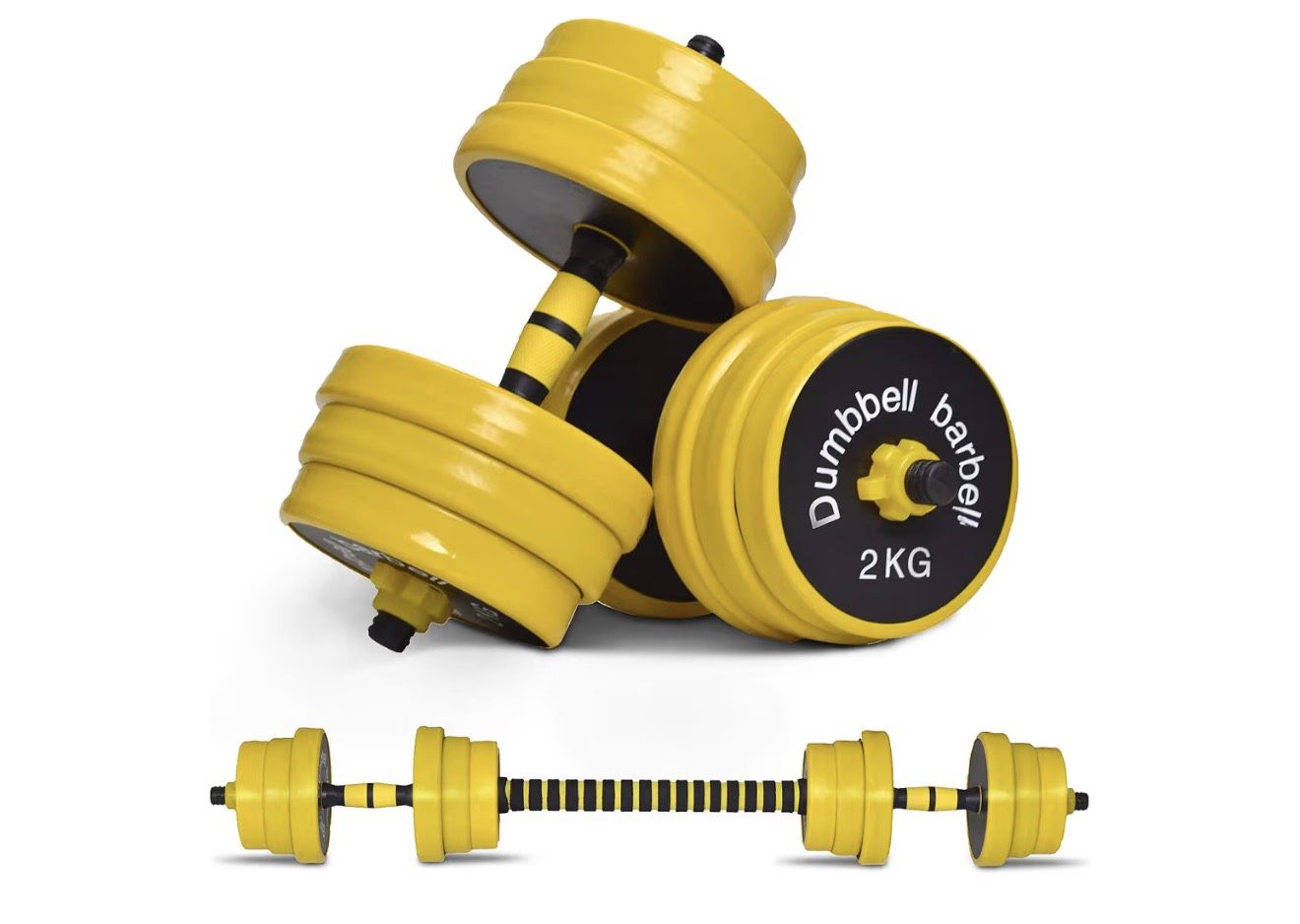 2 in 1 Adjustable Dumbbell/Barbell/Exercise/Workout