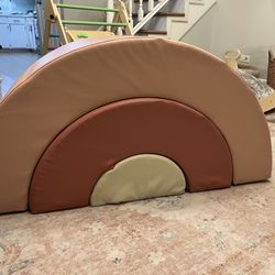 Rainbow Arc Climbing Playset