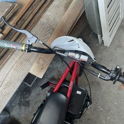 Stock Mini Bike With A New Tire 