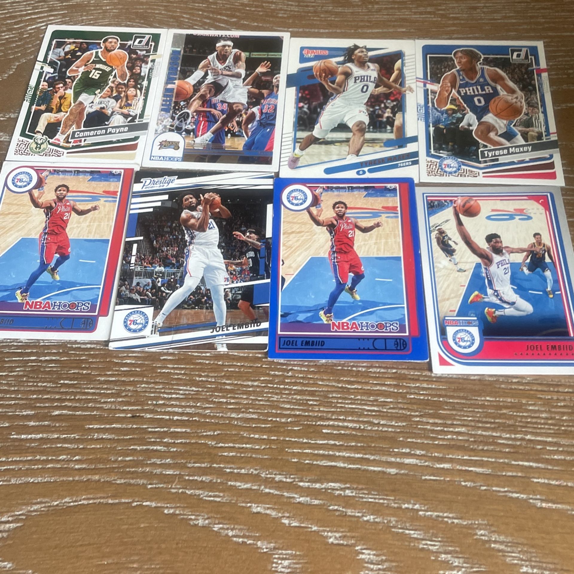 Philadelphia 76ers Players Basketball Cards 