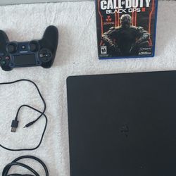 I am selling ps4, a controller and a game