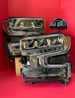 Chevy Silverado 2019-2021 headlights