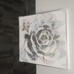 Original Greek coastal town 30 by 24.  Acrylic