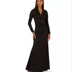 Adrianna Papell
Women's V-Neck Tuxedo Dress