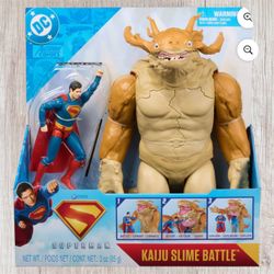 Super man slime action figure toy new in box