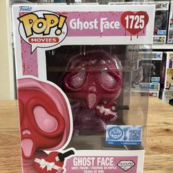 EXC DIAMOND GLITTER PINK Valentine's Ghost Face Scream Funko Pop #1725 Horror