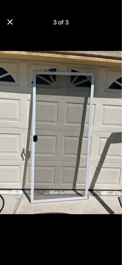 Sliding glass doors w frame approximately 77 x 35