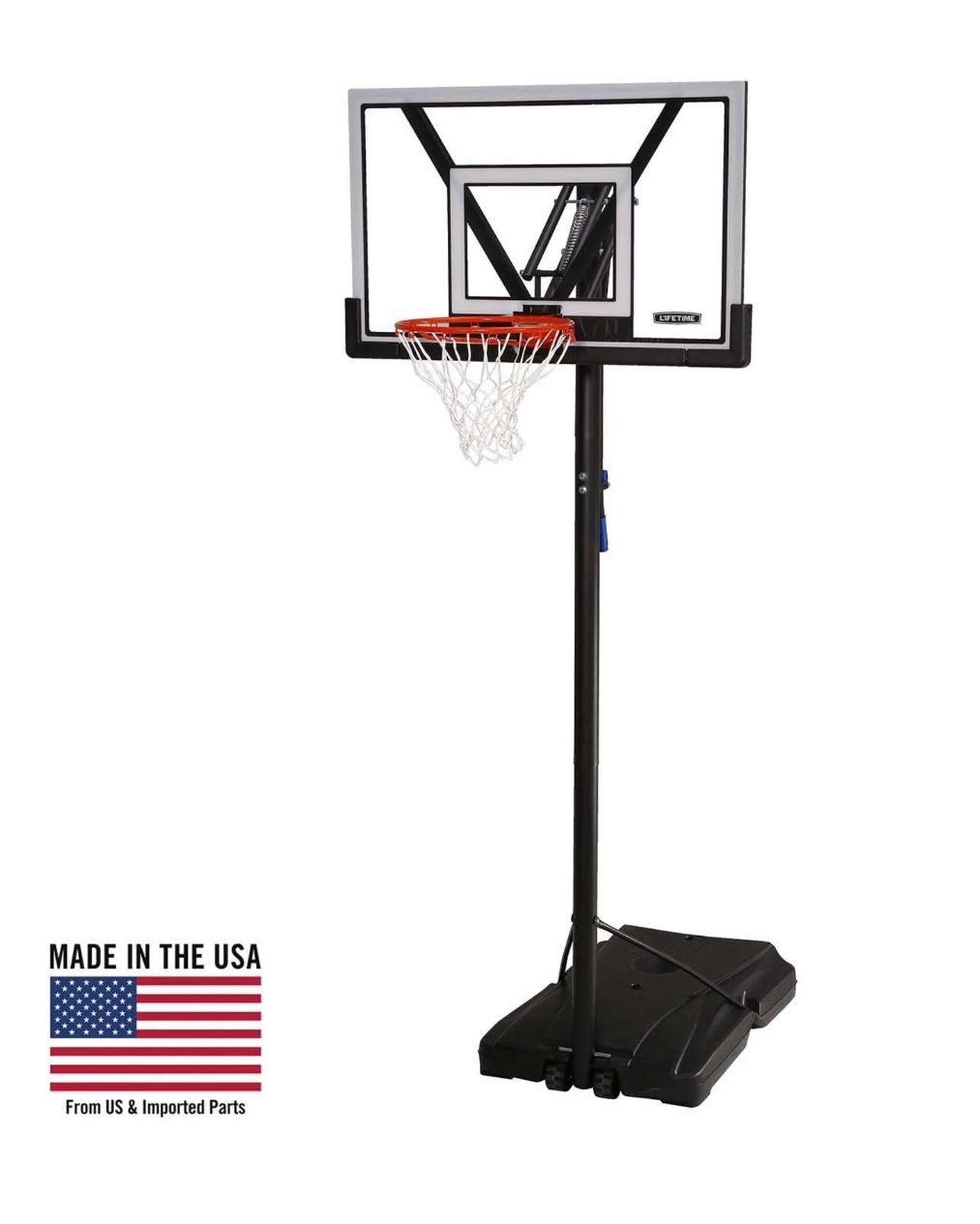 New (open box)- Unbuilt, Lifetime 48 Basketball Hoop. Model 90585