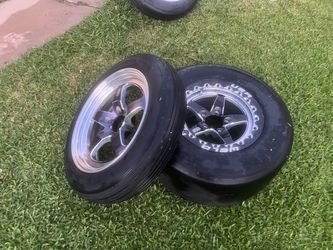 Racing Wheels with Slick Tires – Set of 2