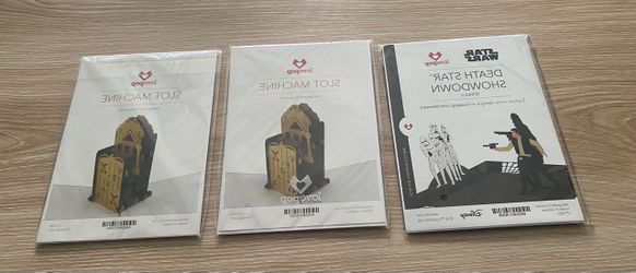 Lot of (3) Love Pop 3D Pop Up Cards (NEW) - Slot Machine & Star Wars, New !!