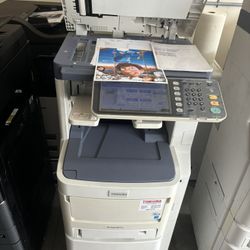 Toshiba Estudio 407cs Color Copier/printer/scan/finisher And Stapler!!!!