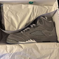 Air Jordan 5s wolf grey
