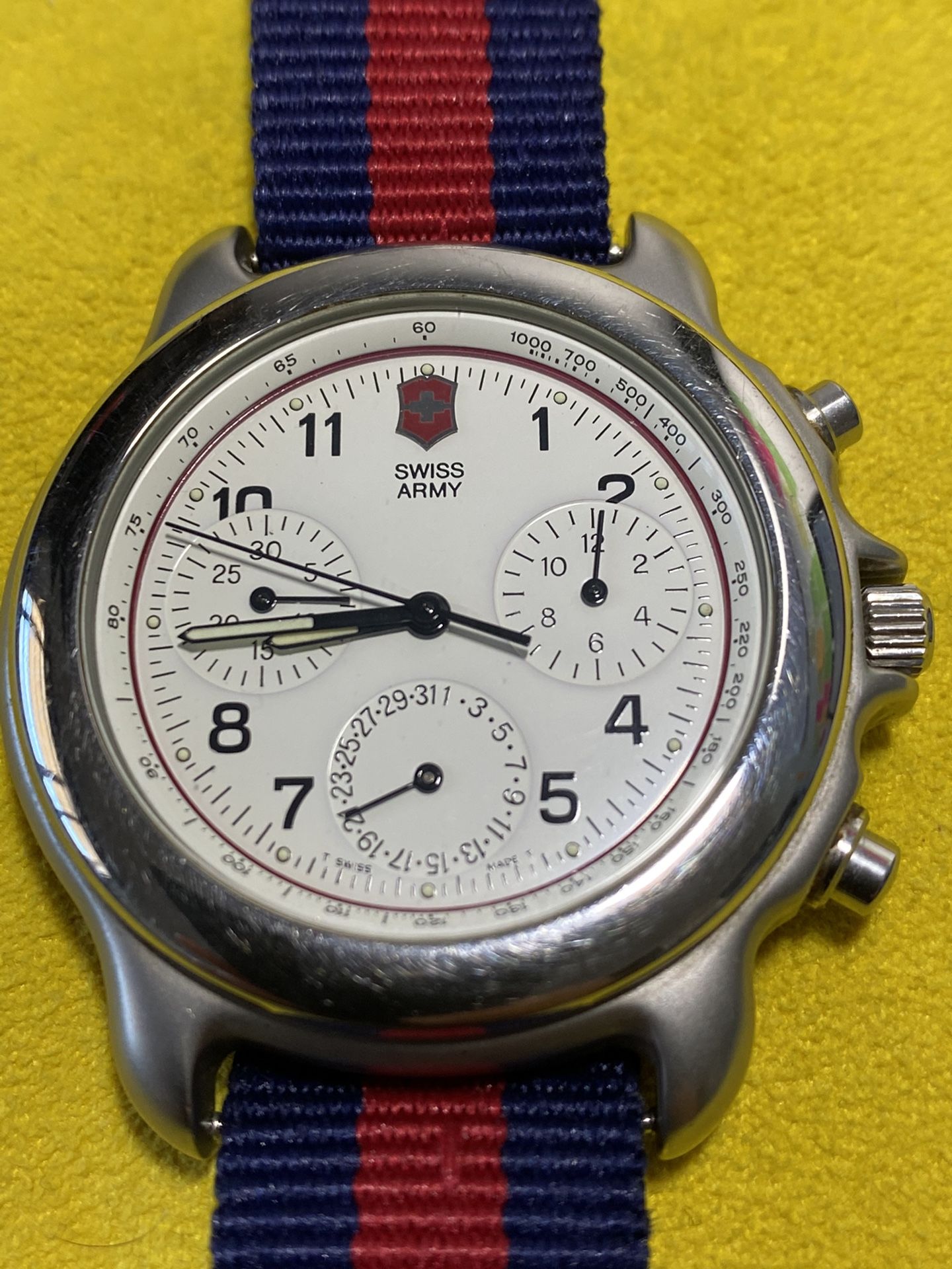 Swiss Army Chronograph Officers Watch