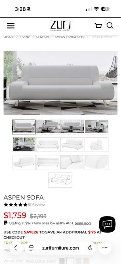 Zuri furniture couches
