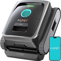 (2026 New) AIPER Scuba V3 AI Vision Cordless Robotic Pool Cleaner, Include Wireless Charging Dock, Smart Waterline Parking & Featherlight Design, Micr