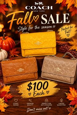 Fall Coach Bags