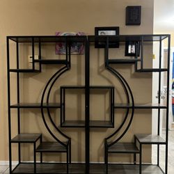 Tall Bookshelf Set of 2