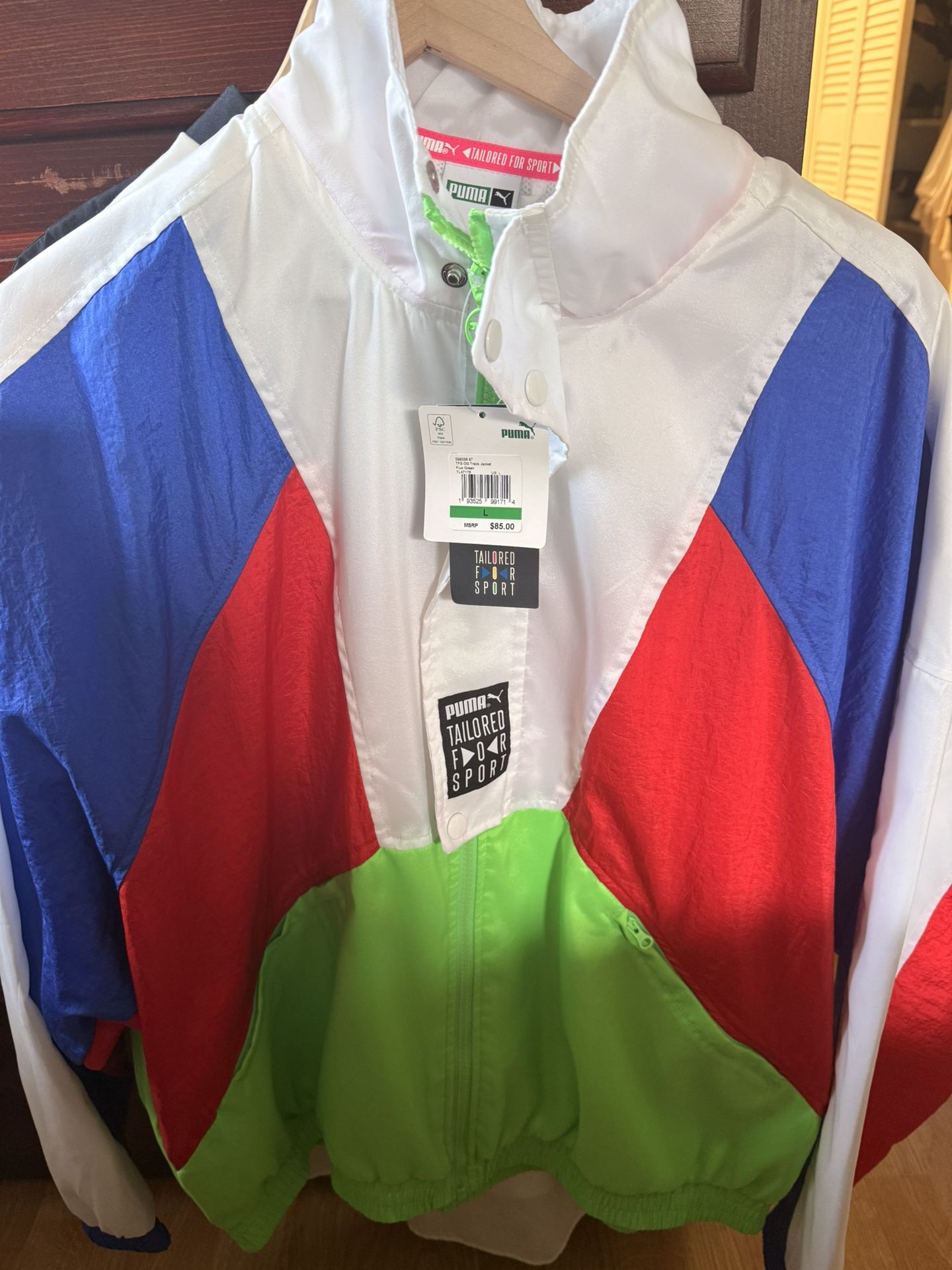 Puma Windbreaker Jacket New L