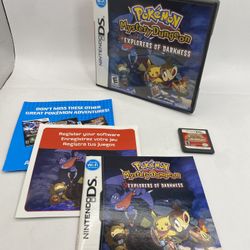 Pokemon Mystery Dungeon Explorers of Darkness (Nintendo DS ) CIB -Pristine -Mint