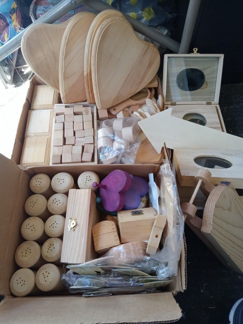 Wood Cutouts Craft Ready 