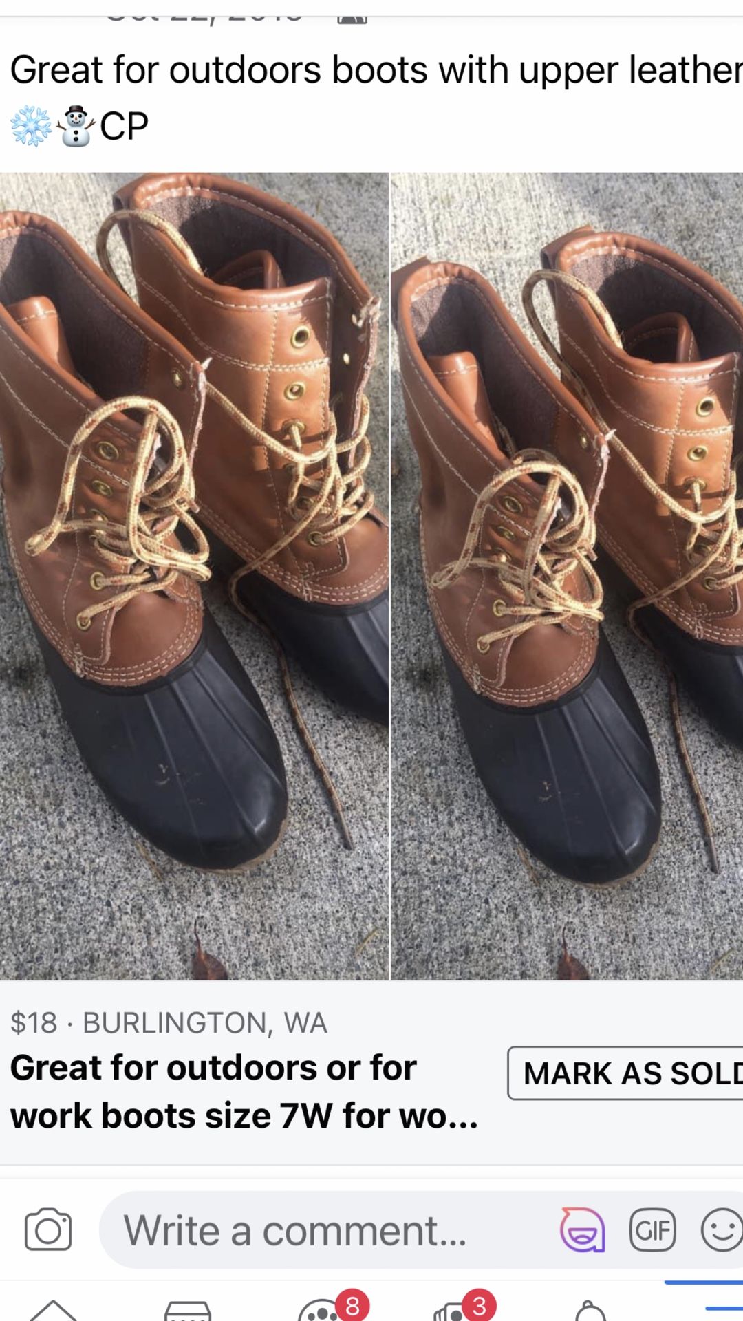 Great for outdoors boots 🥾🌈