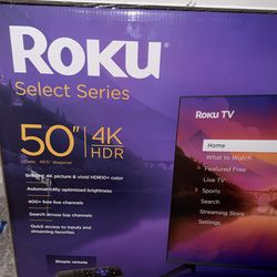 50” 4K HDR Roku Smart TV Brand New Unopened