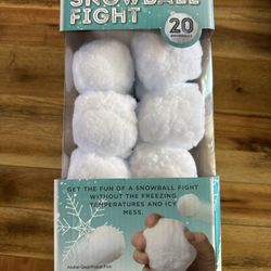 Indoor Fun Furry SnowBalls.  Sealed Brand new