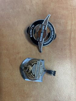 Harley Davidson Pendent (Stainless Steel)