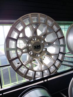 17x9 xm rims 6 lug 6x139 6x5.5 6x135 on new tires 265 70 17
