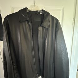 Club Room Men Leather Jacket 