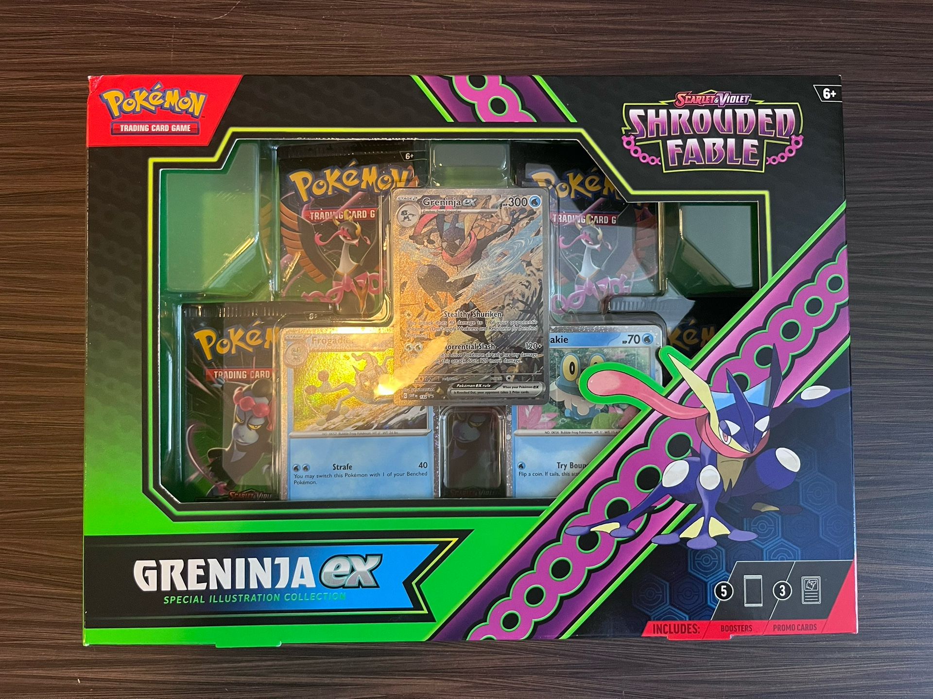 Pokémon Greninja Ex Special Illustration Collection Box