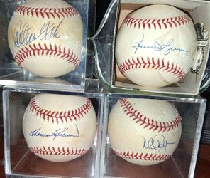 Autographed Baseballs (4)