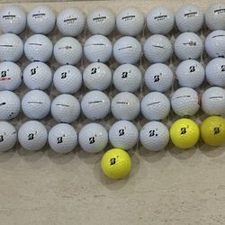 40 Bridgestone e-Series Golf Balls (e6, e9, e12, e7 & More) – 3A/4A