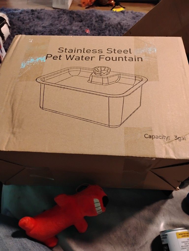 stainless steel pet water fountain big one