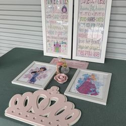 Princess Decor Set - Model home Decor