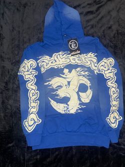 Hellstar Blue Graphic Hoodie