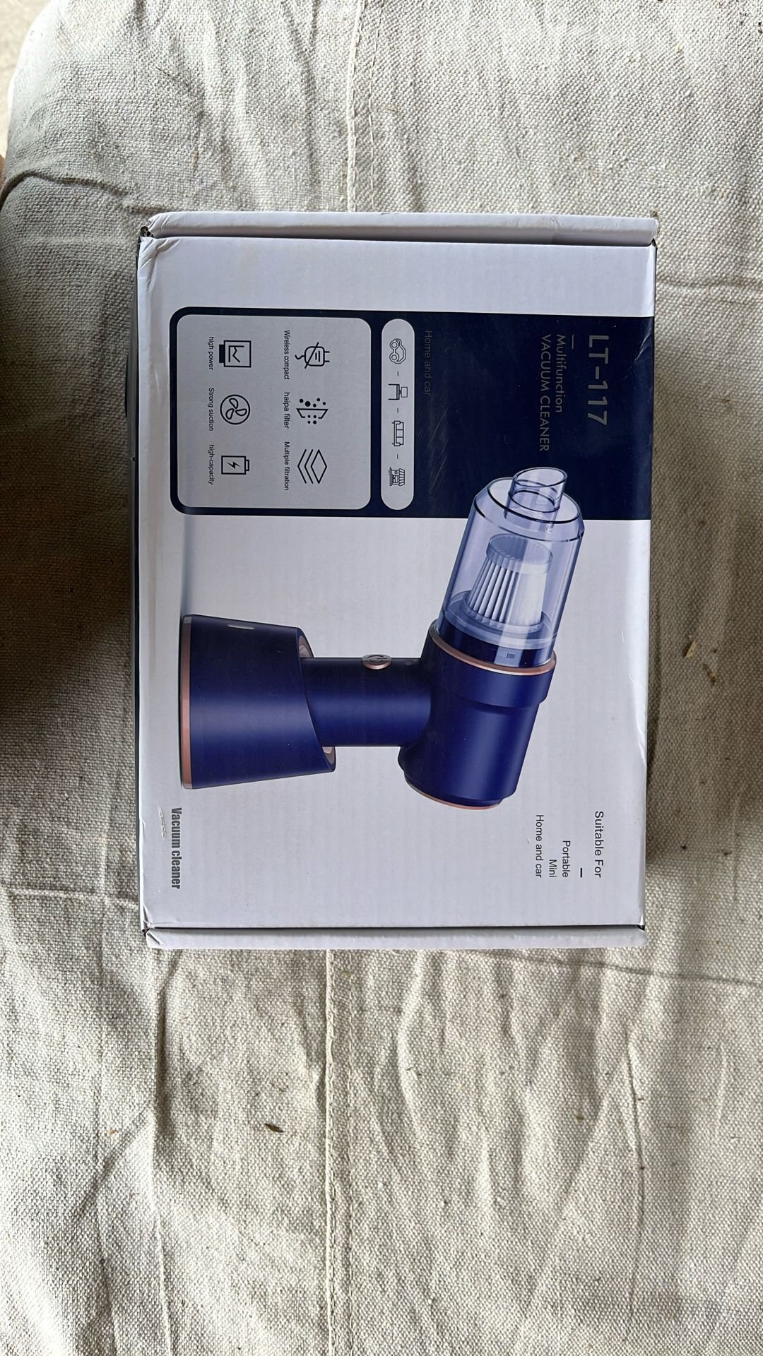 Portable Mini Home And Car Vacuum Cleaner