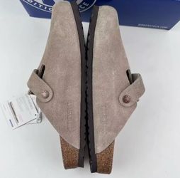 Birkenstock Boston Clog w/ Soft Foot Bed - Taupe - Size 44 only