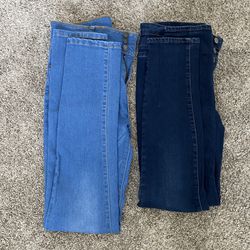 2 Pair Of Jeans For $15 - Sold Together Not Separate 
