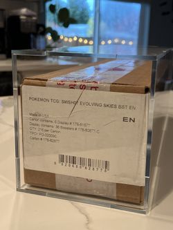 Pokemon evolving Skies booster box SEALED case.