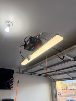 Two Garage shop lights