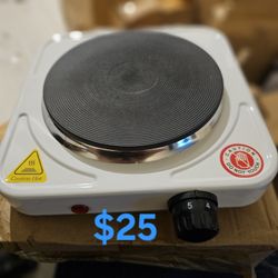 🔥 Single Electric Hot Plate Burner – $25