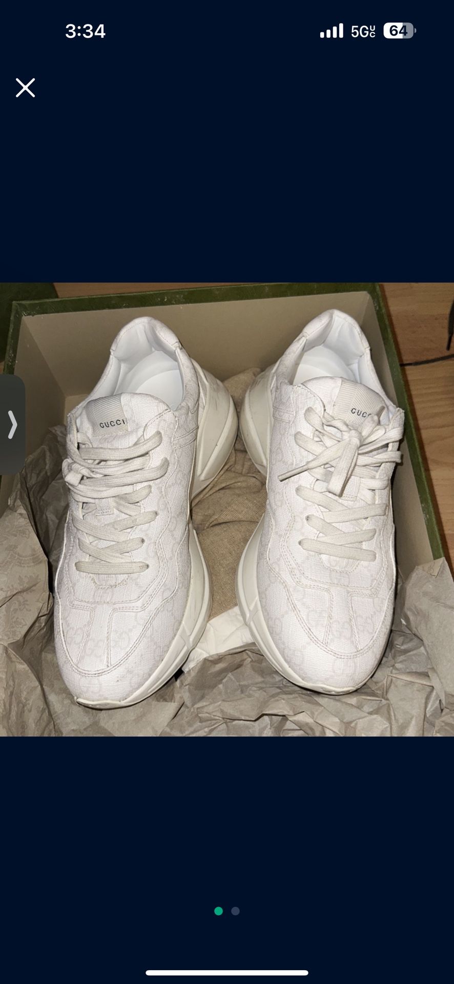 Authentic Gucci Shoes GG Supreme