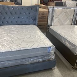 Furniture, Mattress, Bed, Bunk, Bed, Boxspring, Frame, Wood Metal