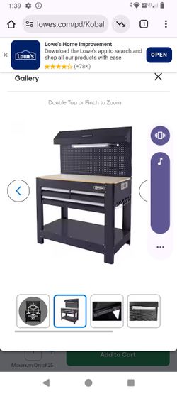 Kobalt 45 ' L X 48 ' H. 3 Drawer